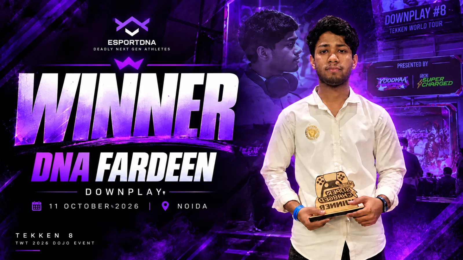 DNA Fardeen Wins DOWNPLAY 2026, Strengthens His No. 1 Position in TWT Asia 1